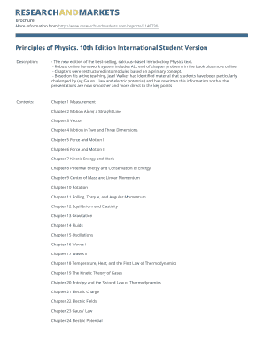 Principles of Physics 10th Edition International Student Version Solution PDF  Form