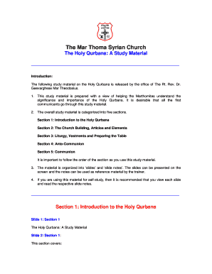 Marthoma Holy Qurbana Manglish PDF  Form