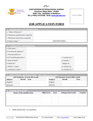 Ghiyasuddin International School Fee  Form
