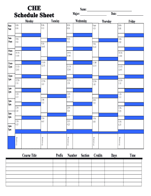 Schedule Builder Unco  Form