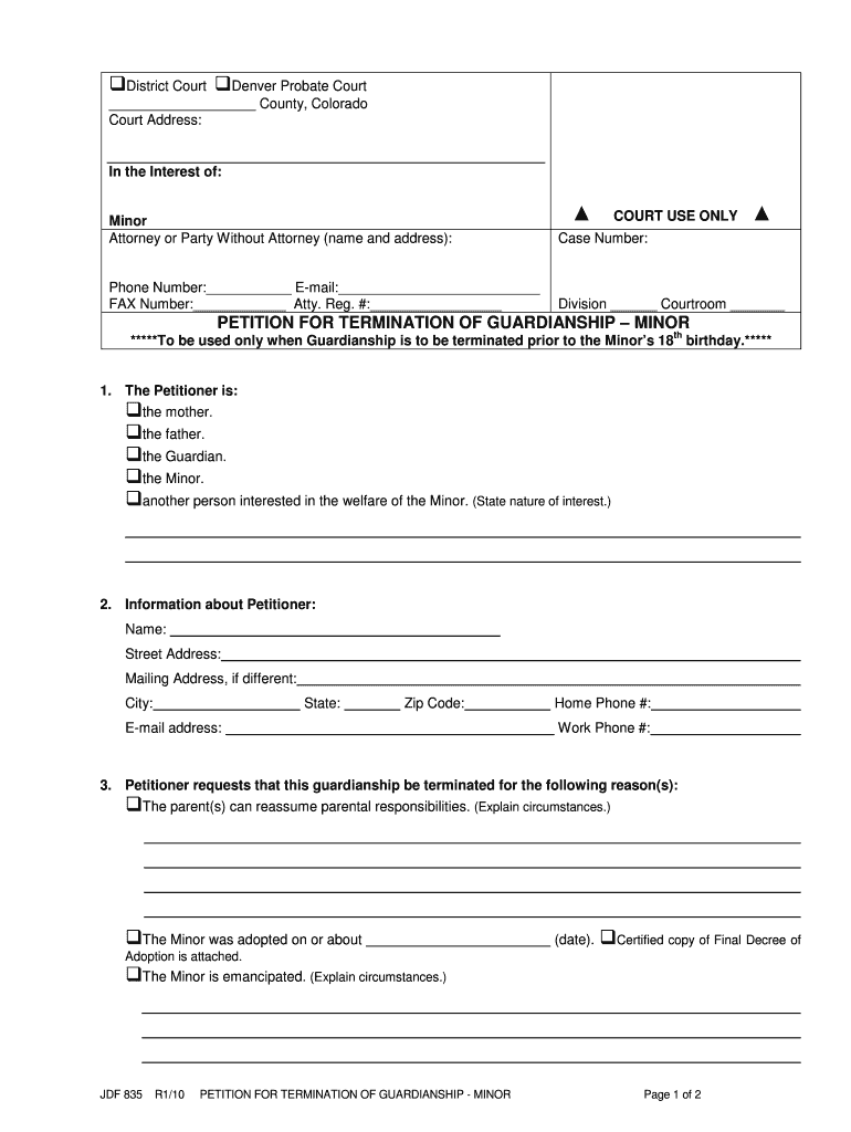 Jdf 835 Form