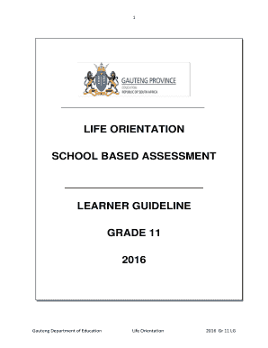 life orientation grade 11 assignment memo