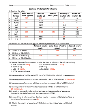 How Solutions Form Answer Key