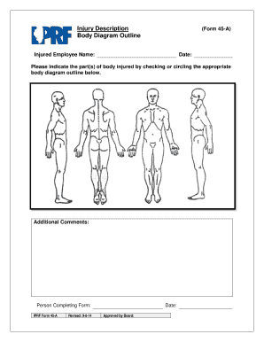  Incident Report Body Diagram 2014