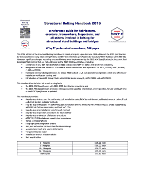 Structural Bolting Handbook PDF  Form