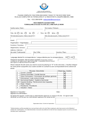 Wco Website  Form