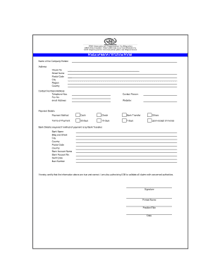 Vendor Creation Form