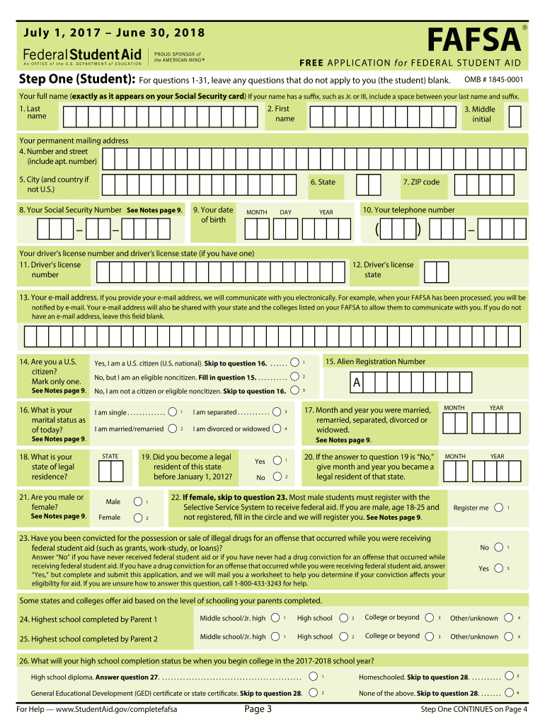 Printable Fafsa Form 2023 24