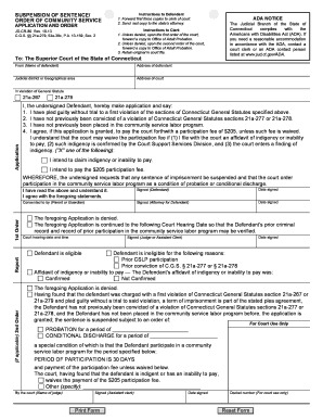 Ct Sentence Form