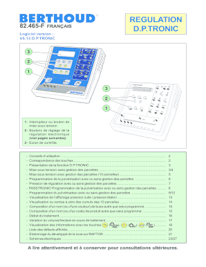 Berthoud Dp Tronic Manual  Form
