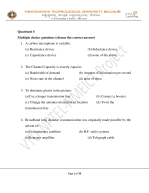 Carbon Microphone is Mcq  Form