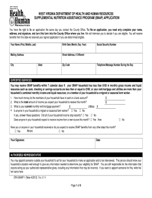  Wv Snap Application Online 2014