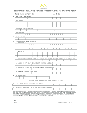 Medi Assist Preauth Form