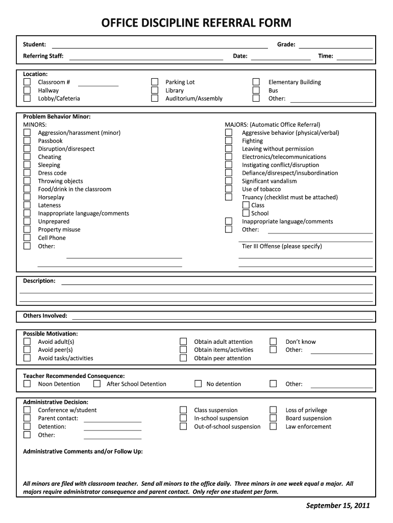  Office Referral Form 2011-2024