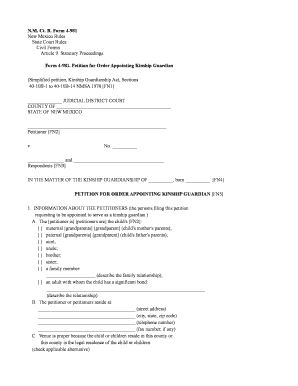 Revoke Kinship Guardianship Form