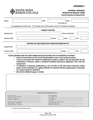  Jr Promotions Application Form 2009-2024