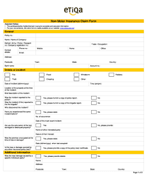 Etiqa Form