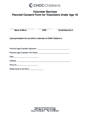 Child Consent  Form