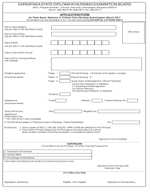Ksdneb Application  Form