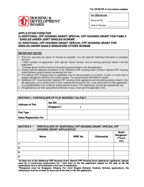 Bto Application Form