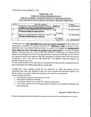 Certificate of Utilization Sample  Form