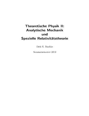 Theoretische Physik II Th Physik Uni Frankfurt  Form