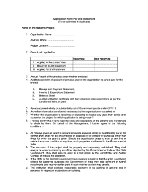 Letter to Bank Manager for Education Loan Second Installment  Form