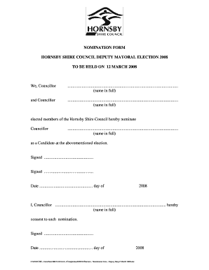 Board Executive Officer Election Template  Form