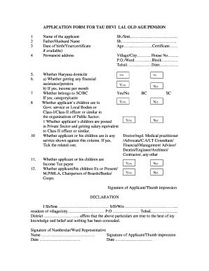 Social Justice Haryana Beneficiary List  Form