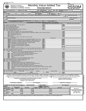 Vat Return Form