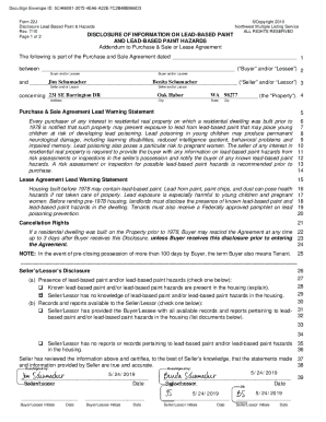 Nwmls Form 22j