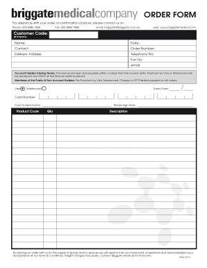 Briggate Medical Company Help Zone Contact Us  Form