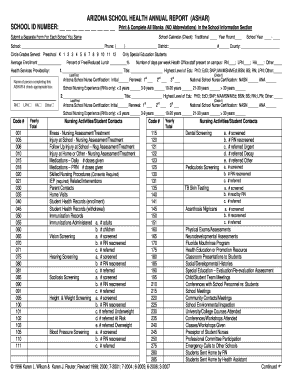 ARIZONA SCHOOL HEALTH ANNUAL REPORT Pharmacogenetic Analysis of Human DLL4  Form