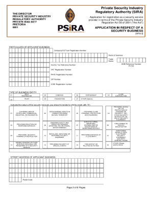 Psira Verification  Form