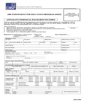Dbp Loan Application Form PDF