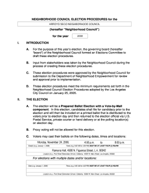 Ballot Template Word  Form