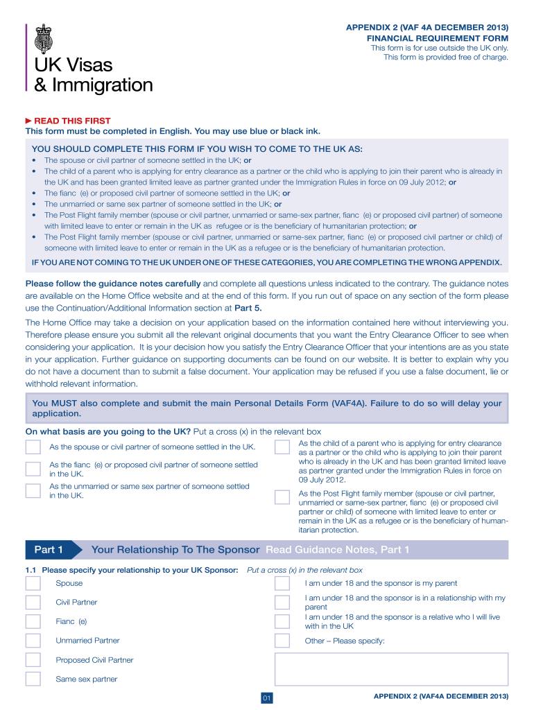  Appendix 2 of VAF4A  Gov UK 2013