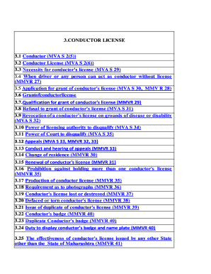 Conductor Licence Renewal Online Maharashtra  Form