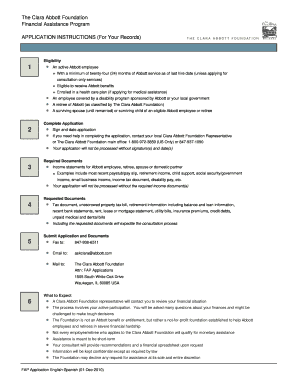 Abbott Clara Foundation  Form