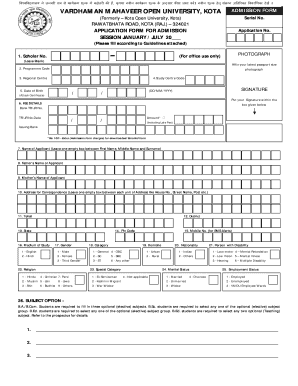 Vmou Defaulter Form