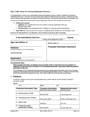 Iowa Bar Form 311