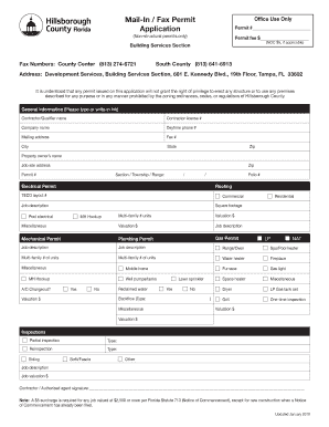 Noc Hillsborough County  Form