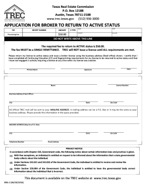 Application Broker Active  Form