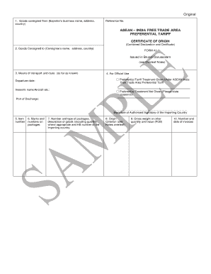 Aifta Certificate Format in Excel