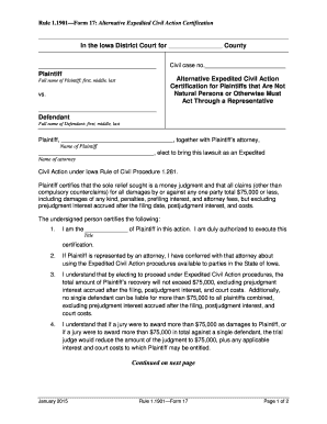 Iowa Tax Exempt Form 17