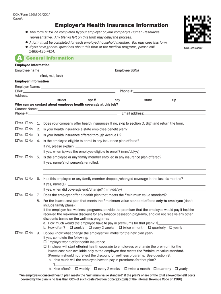 Doh Form 116m