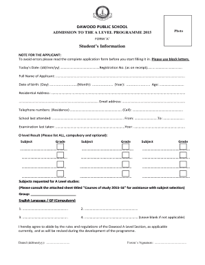 School Forms PDF