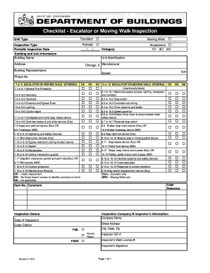  PDF CHECKLISTforescalatorswalksJune2016 PDF City of Chicago Cityofchicago 2016-2024