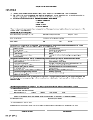  Complete This Form If You Wish for the Department of Driver Services DDS to Review a Driver S Ability to Drive Safely Dds Ga 2016-2024