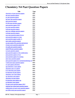 Chemistry N4 Textbook PDF  Form